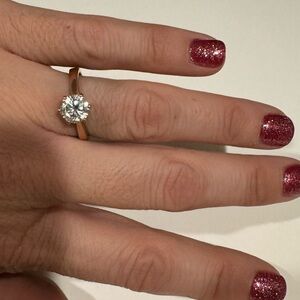 Moissanite ring